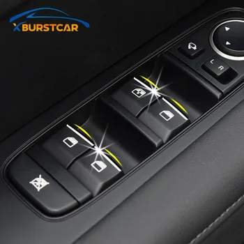 

Xburstcar Auto for KIA Sportage R RIO K2 K3 K5 Forte Accessories 7Pcs/Set Stainless Steel Windows Lift Buttons Sequins Trim