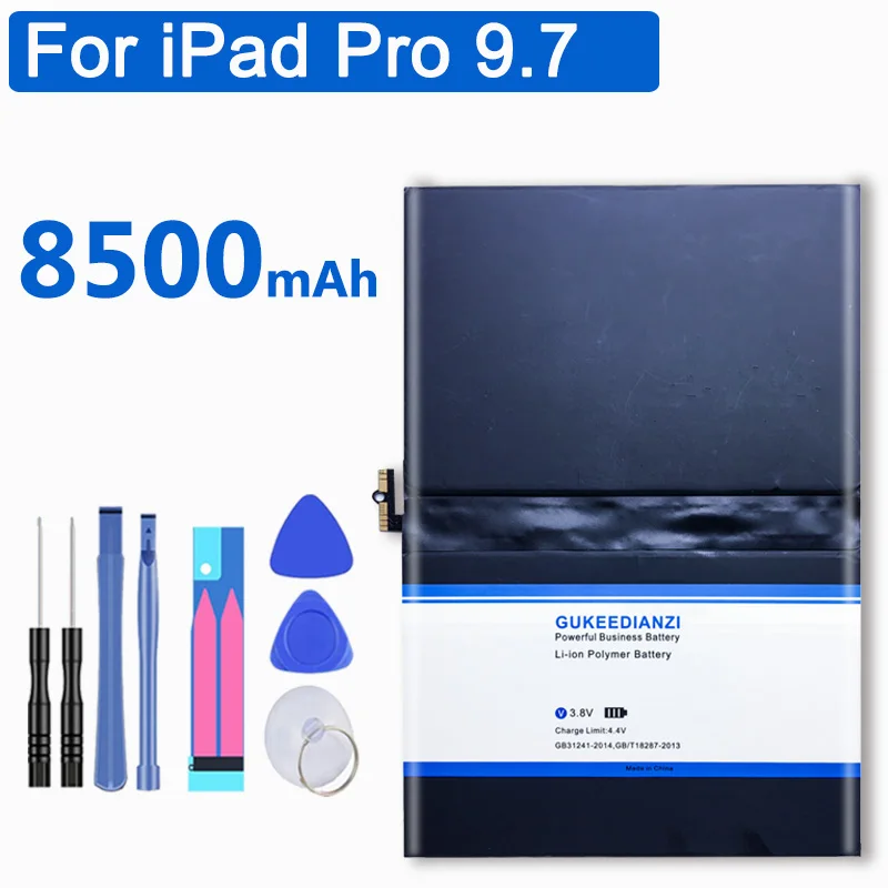 Batería GUKEEDIANZI para Apple iPad Pro 9,7 Pro9.7 Bateria A1664 A1673 A1674 A1675 reemplazo Tablet de 8500mAh de la batería