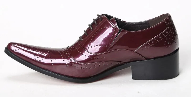Christia Bella Handmade Classical Bullock Carved Genuine Leather Man Oxfords Shoes Business Formal Male Plus Size Brogue Shoes