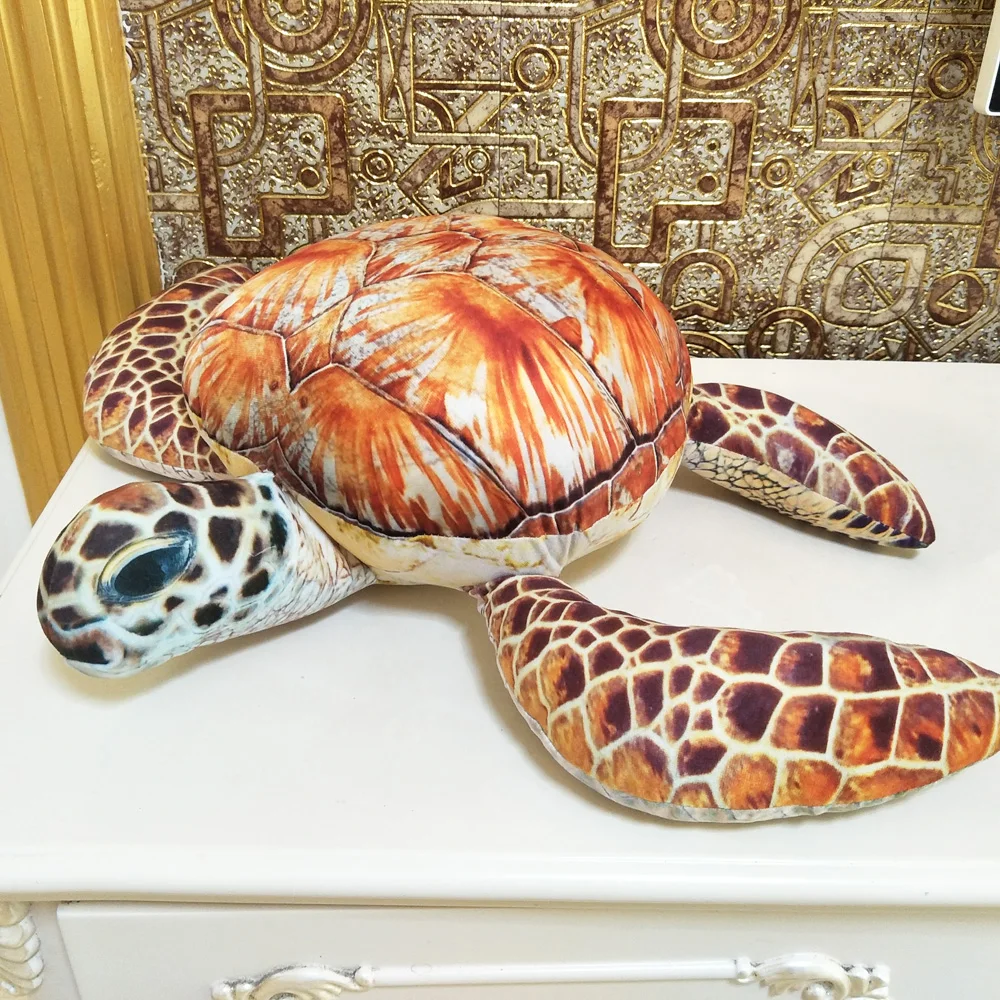 

Color Turtle Children Plush Toy Kids Sea Animals Pillow Stuffed Birthday Gift