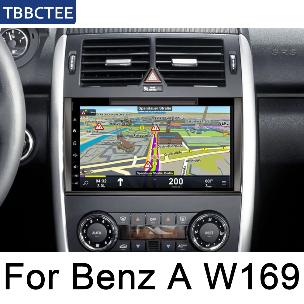 Автомобильная Мультимедийная система Android экран радио стерео для Mercedes Benz A class W169