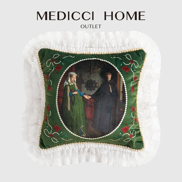 Medicci Home Retro Lumbar Pillow Cover Sham Fringed Luxury Living Room Sofa  Chair Neo-classic Cushion Case Mid European Italian - AliExpress