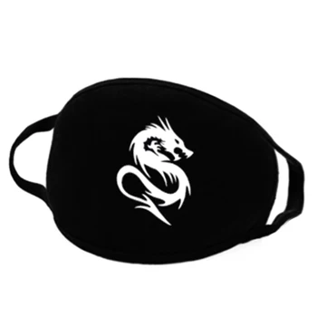 

2020 Face Masks Black Air Pollution Mouth Mask Anime Anti Dust Masks Windproof Mouth-muffle Bacteria Proof Flu Face Mask
