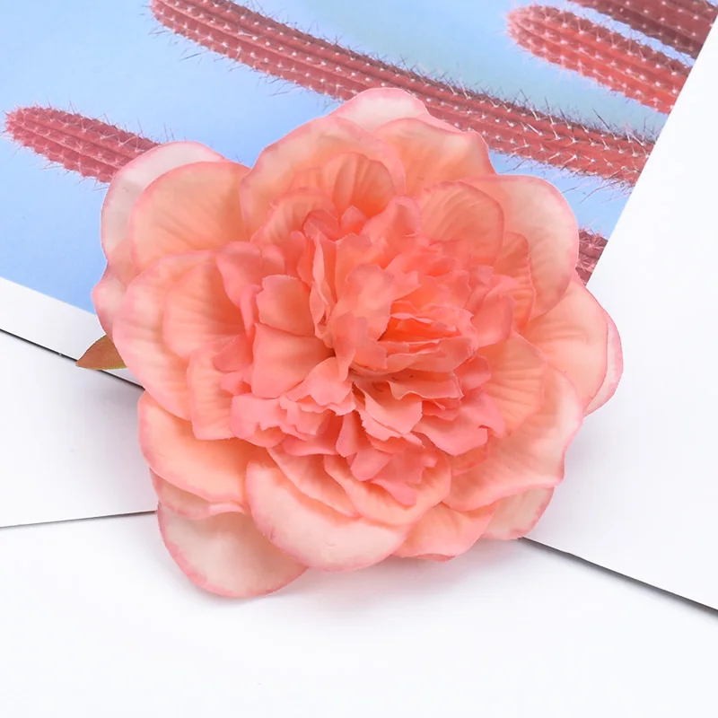 10 Pieces Scrapbooking flowers wall Vintage peony wedding Party decoration Christmas crafts needlework artificial flowers cheap