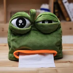 Sad Frog коробка для салфеток Sad Frog аниме периферийный живой загрязнения плюшевая бумажная коробка для извлечения