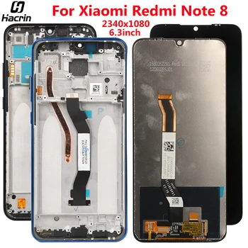 

Display For Xiaomi Redmi Note 8 LCD Display Touch Screen With Frame Digitizer Assembly lCD Replacement For Redmi Note 8 Screen
