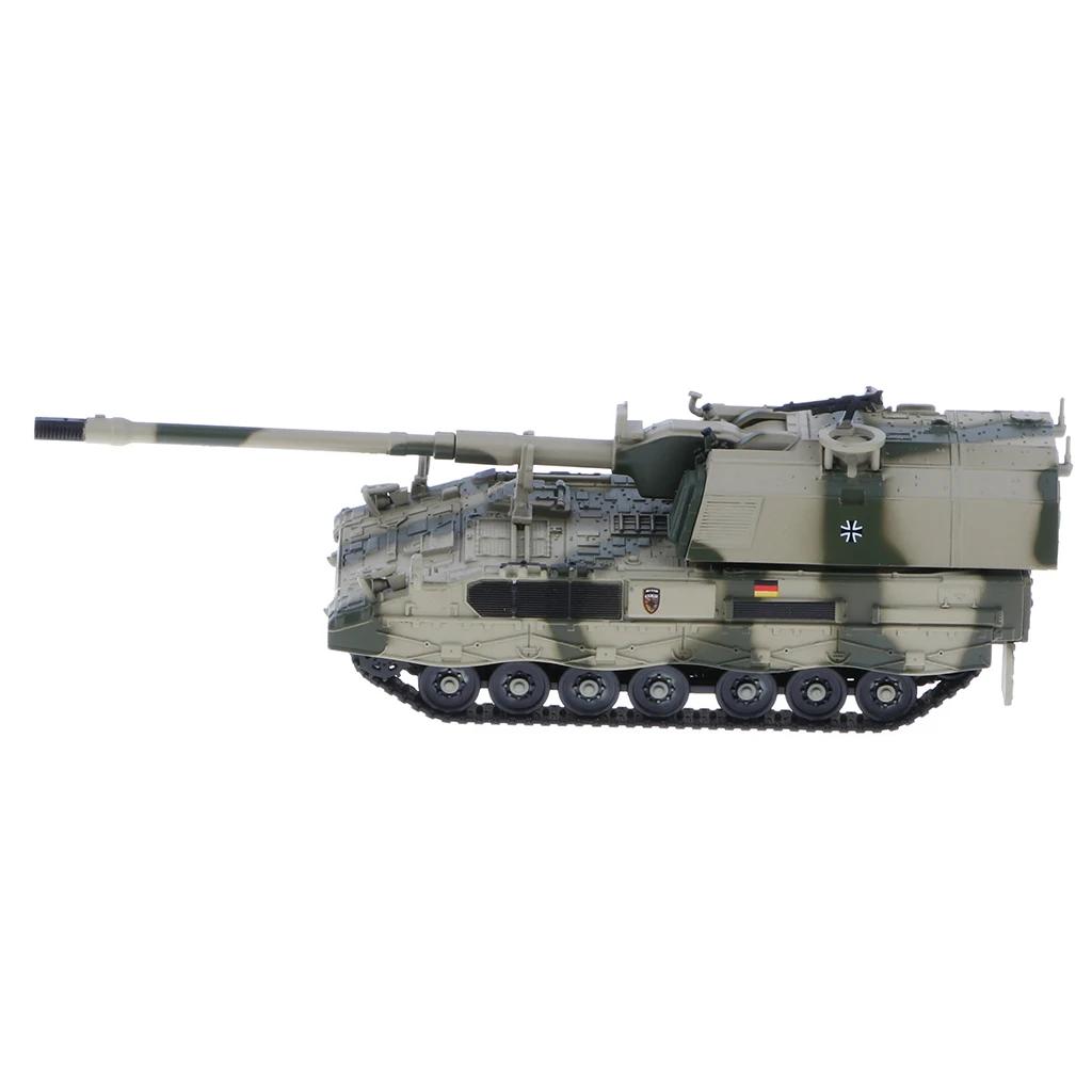 1:72 Panzerhaubitze 2000 Self-Propelled Howitzer Tank German Army Vehicle Model Soldier Toy Gifts #B