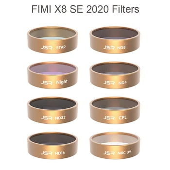 

UV CPL ND4 8 16 32 Filter Set for FIMI X8 SE 2020 Star Night Filter Lens Filters Kit for FIMI X8SE Drone Camera Accessories