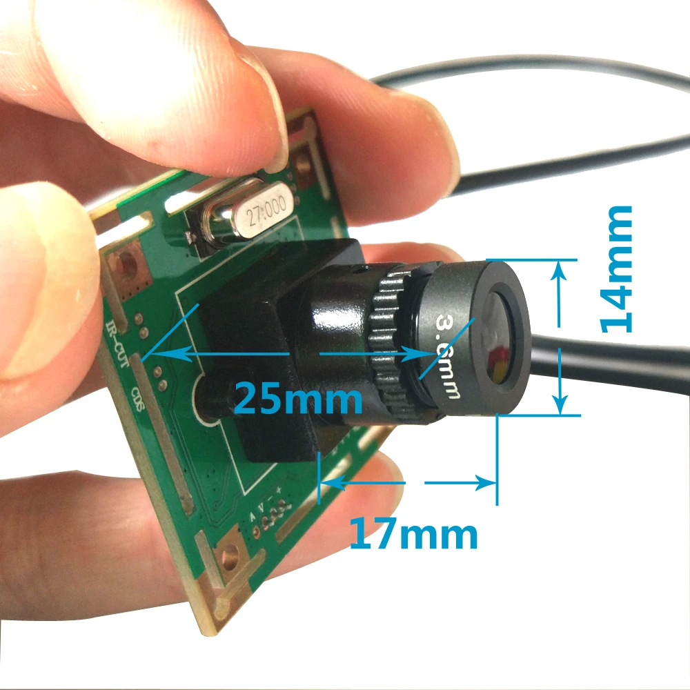  CCTV 700TVL Mini Color Analog Camera CCTV Security Camera 3.6MM Lens PCB Camera Module - 32991060230