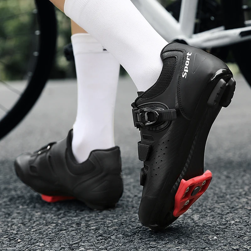 Large Size Anti-Collision Cycling Shoes MTB Professional Racing Road Bike SPD Cleat Shoes cycling shoes