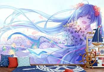 

[Self-Adhesive] 3D Hatsune Miku 78169 Japan Anime Wall Paper mural Wall Print Decal Wall Murals
