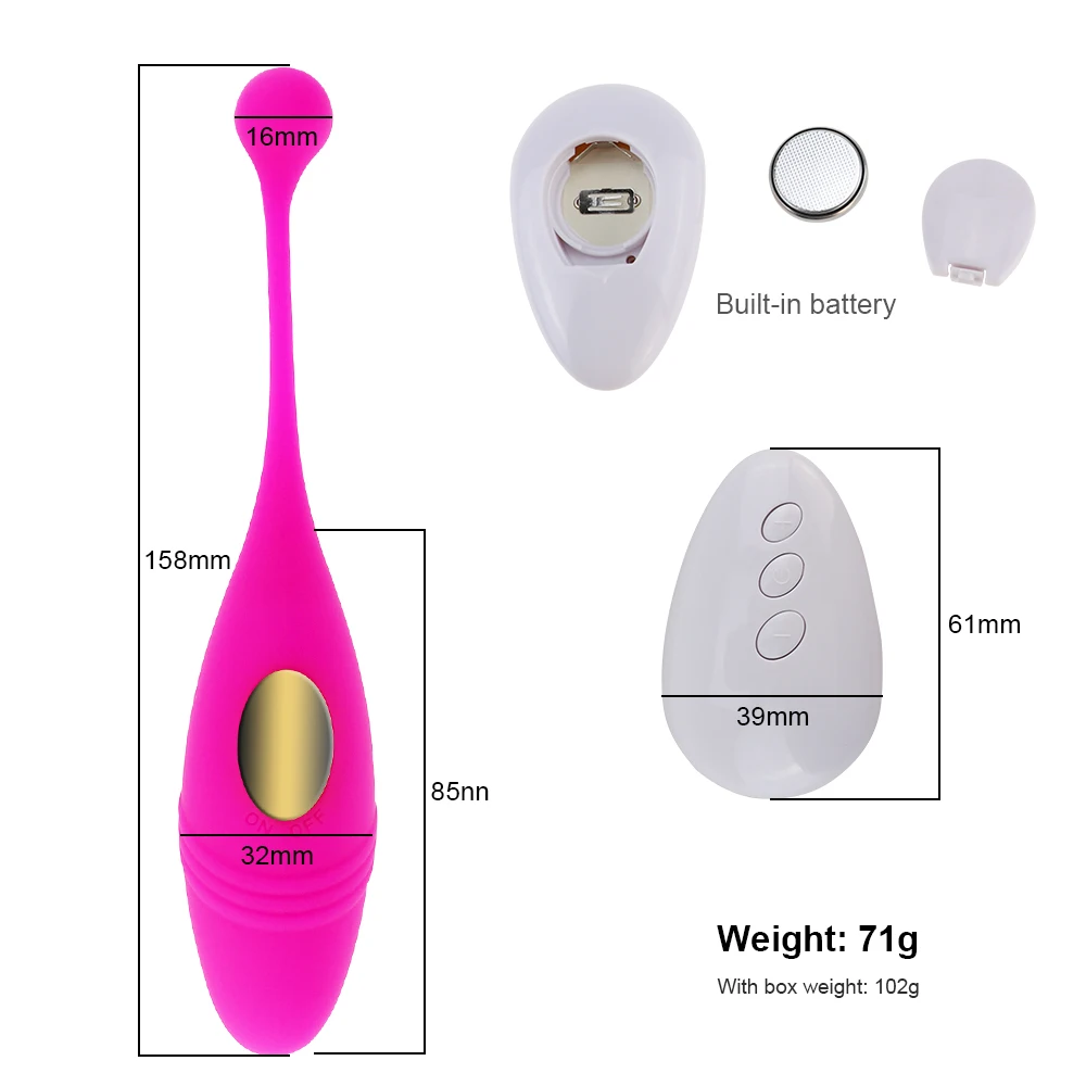 SiliconePanties Wireless Remote Control Vibrating Egg Wearable Dildo Vibrator G Spot Massager Erotic Clitoris Sex Toy for Women H9c80da0b68ef4a8c8cca50bdd1d2234fG