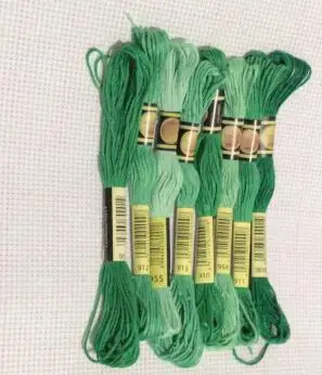 8 метров плетение браслетов нить уникальный стиль 6 нить для вышивки нитью шитье, моток пряжи ремесло Dofferent градиент цвета - Цвет: 12