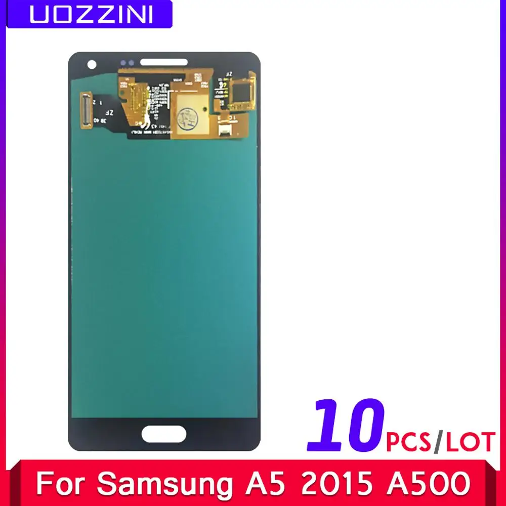 

10 Pcs/Lot Lcds For Samsung Galaxy A5 2015 A500 A500F A500FU A500H A500M 100% Tested LCD Display Touch Screen Digitizer