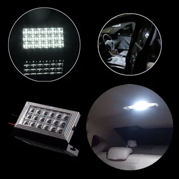 

Wholesale DC 12V Car Vehicle Auto Dome Roof Lamp Ceiling Interior Atmosphere 18 LED Light Bulb White Reading Light