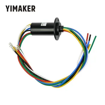 

YIMAKER NEW 6 Way Each 30A 250Rpm 600 VDC/VAC Wind Generator Conductive Slip Ring FOR Wind Turbine