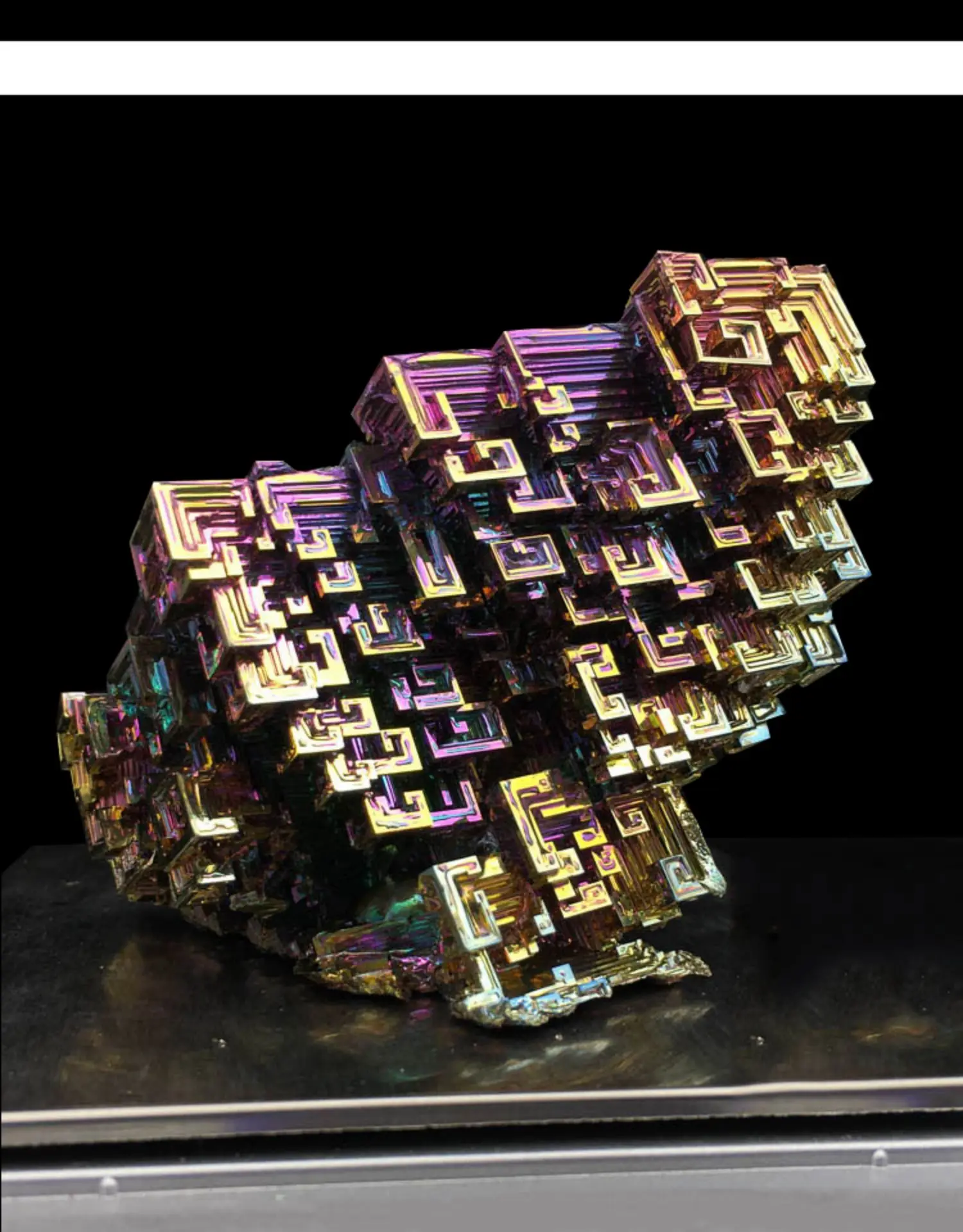 New Chemistry 52g Bismuth Metal Crystal Chemical Element Collection Ore Specimen Original Stone Creative Gift Jewelry Ornament