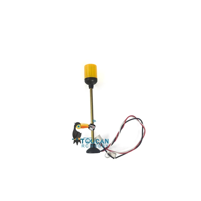 Heng Long LED Flashing Warning Light Caution Lamp for 1/16 version 6.0 RC Tank DIY Truck Car TH17175