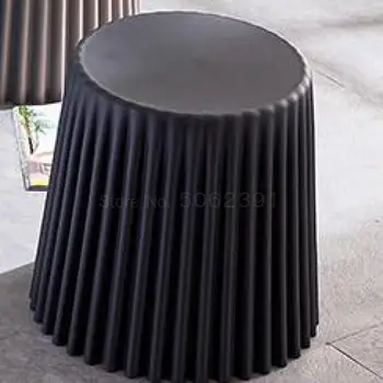 

Plastic Stools Household Small Benches Thickened Nordic Creative Low Stools Can Be Stacked On Net Red For Shoes Stools Fashionab