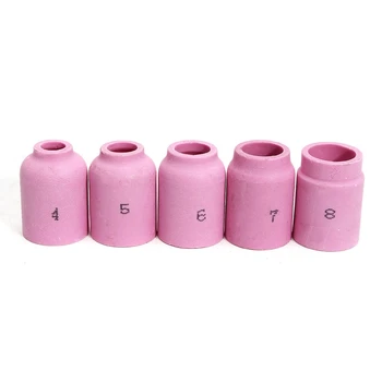 

49pcs/set Durable TIG Welding Torch Stubby Tig Gas Lens #10 Pyrex Glass Cup Kit For WP-17/18/26 Welding Accessories