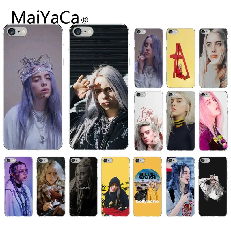 

MaiYaCa Billie Eilish Soft Shell Phone Cover for iPhone 8 7 6 6S Plus X XS MAX 5 5S SE XR 10 Fundas Capa