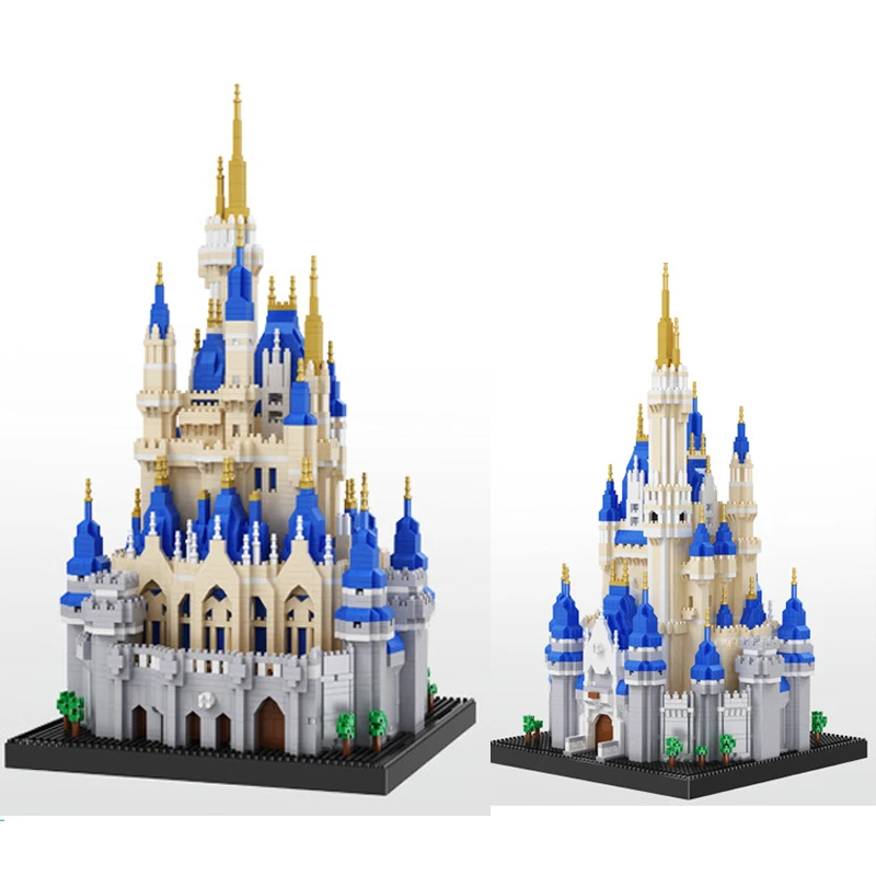 

5500pcs Castle Diamond Small Particle Building Blocks Assembling Bricks Toy Big Size Model Toys for Children Gift
