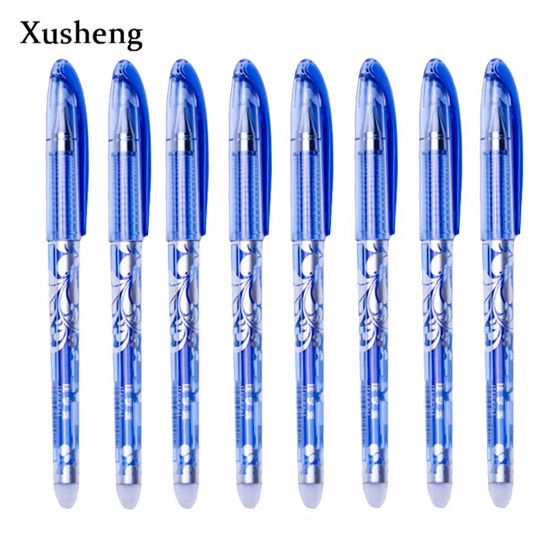 

8pcs/set 0.5mm Black/Blue Ink Erasable Pen Magical Writing Gel Pen Neutral Pen
