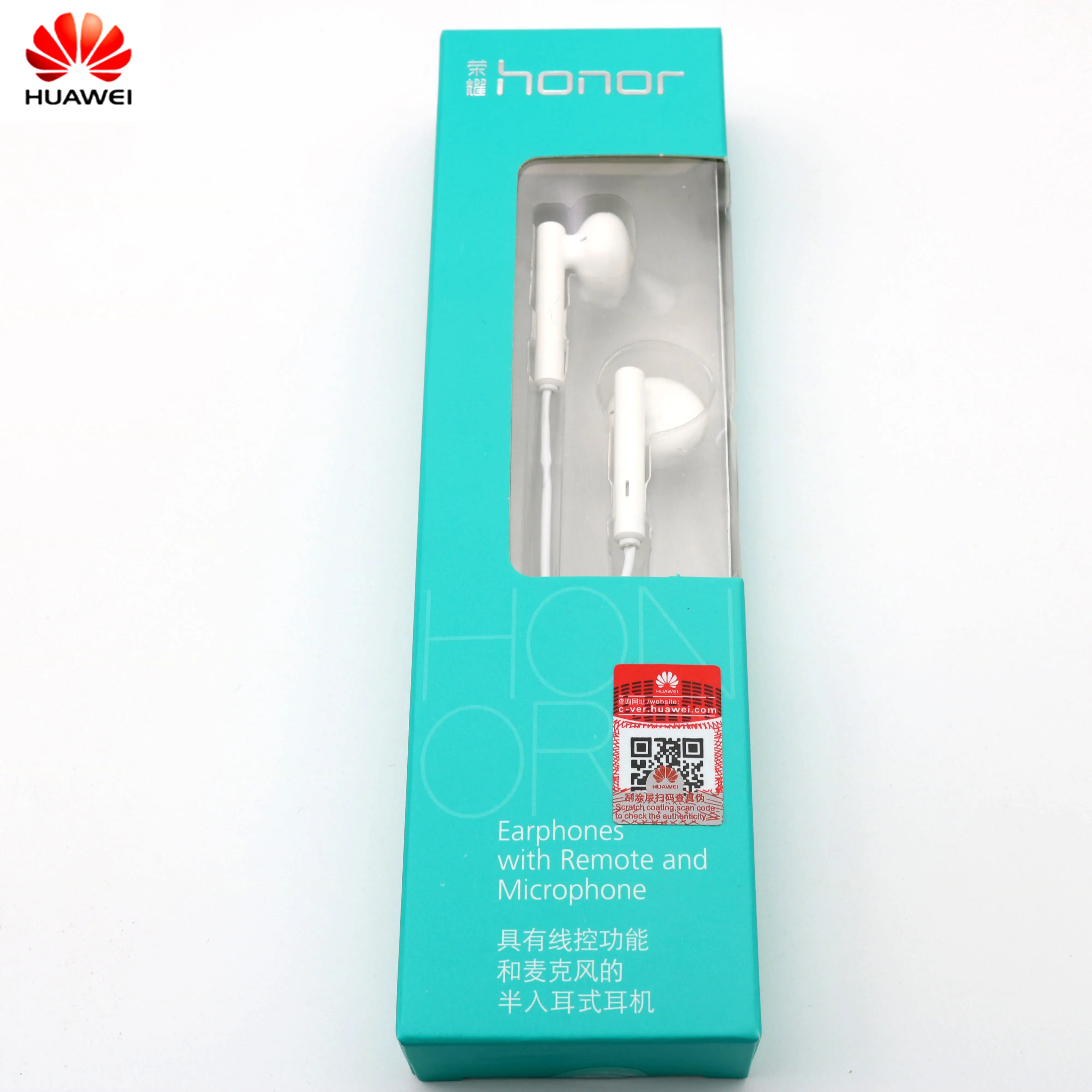 Original Huawei Honor AM115 Earphone With 1.1m Length wired Control Mic Volume Control Speaker suppor easy headset