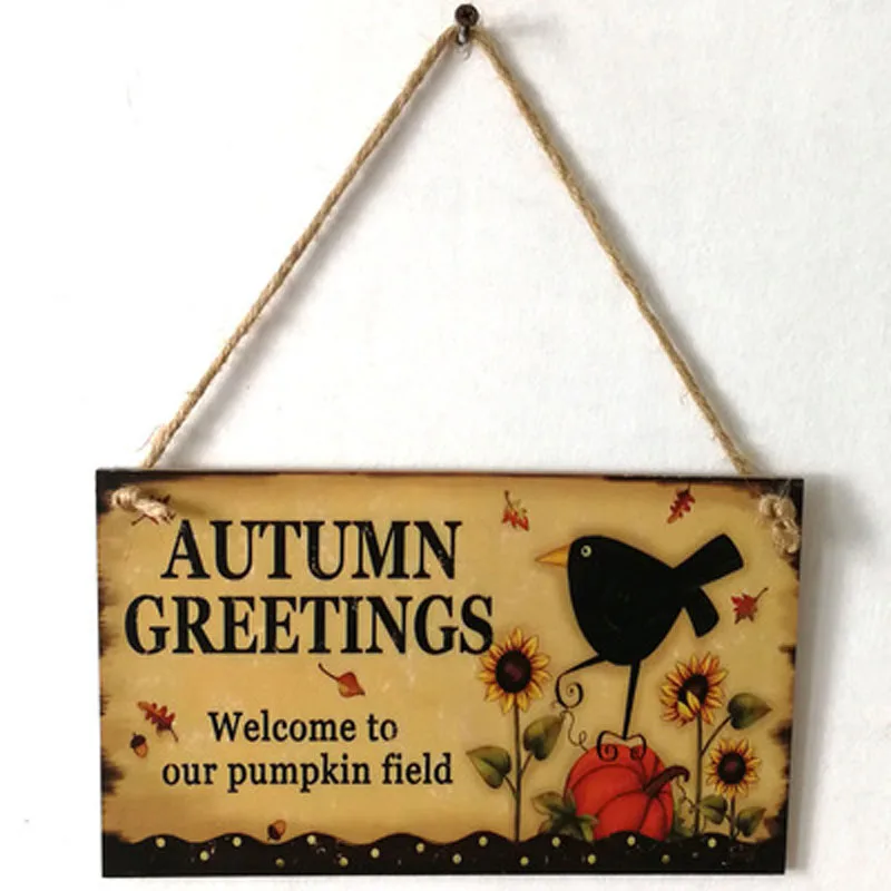 Custom Interior Decoration for School and Home Decorations, Wooden Harvesting Festival, Thanksgiving, Wish List