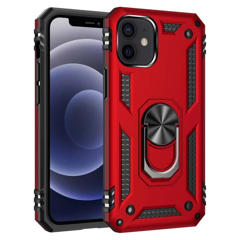 Armor Case For iPhone 11 13 Pro Max XS XR X 7 8 6 6S Plus 5 5S SE 2020 SE2 Shockproof Phone Back Cover for Apple iPhone 12 Mini case iphone 12 pro max