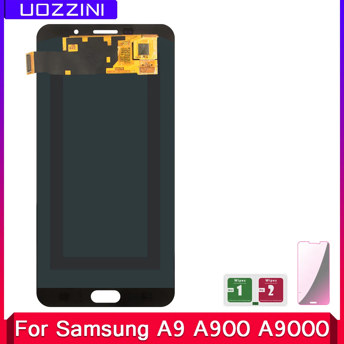 

2 Pcs Super AMOLED For SAMSUNG Galaxy A9 A9000 A900 A900F LCD Display Screen Touch Digitizer Assembly Replacement