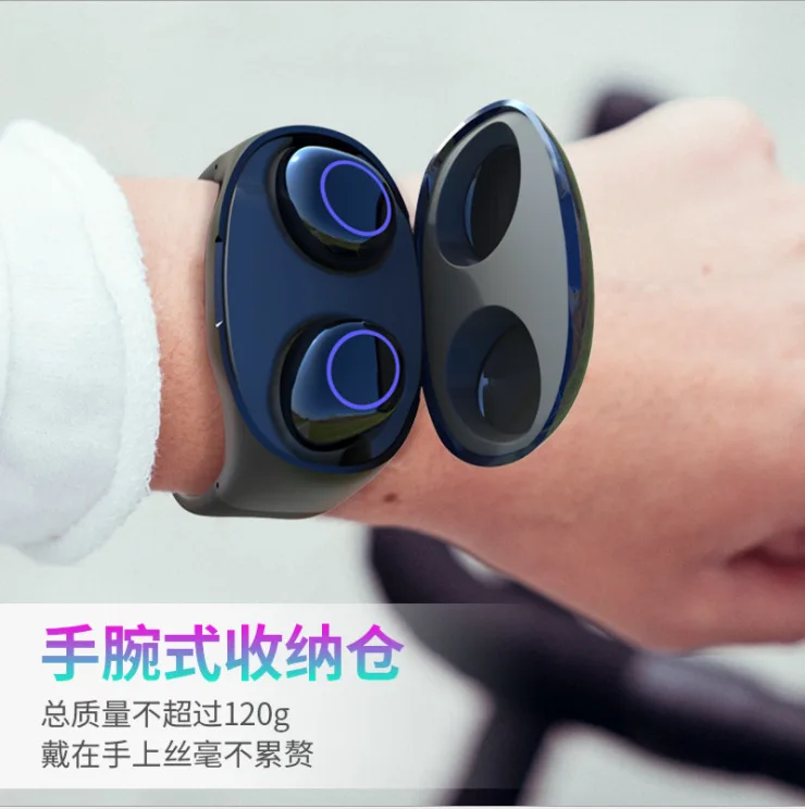 Hm50 Artifice Тип двойная ручка TWS Bluetooth 5,0 наушники портативные беспроводные Спортивные часы тип хранения зарядное устройство склад