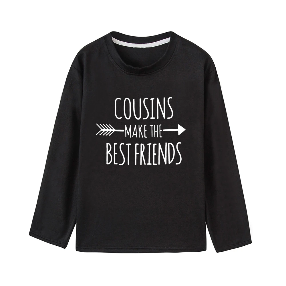 Cousins Make The Best Friends/Детские футболки с длинными рукавами для мальчиков и девочек