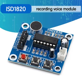 

ISD1820 recording module voice module the voice board telediphone module board with Microphones + Loudspeaker for arduino
