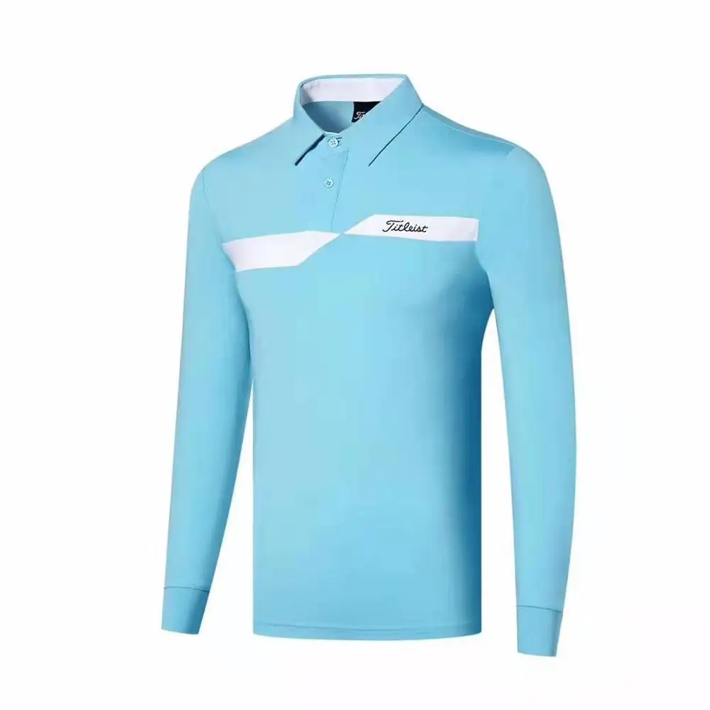 sky blue ZMen спортивная одежда с длинными рукавами футболка для гольфа 3 цвета одежда для гольфа s-xxl выбрать Досуг Одежда для гольфа - Цвет: sky blue
