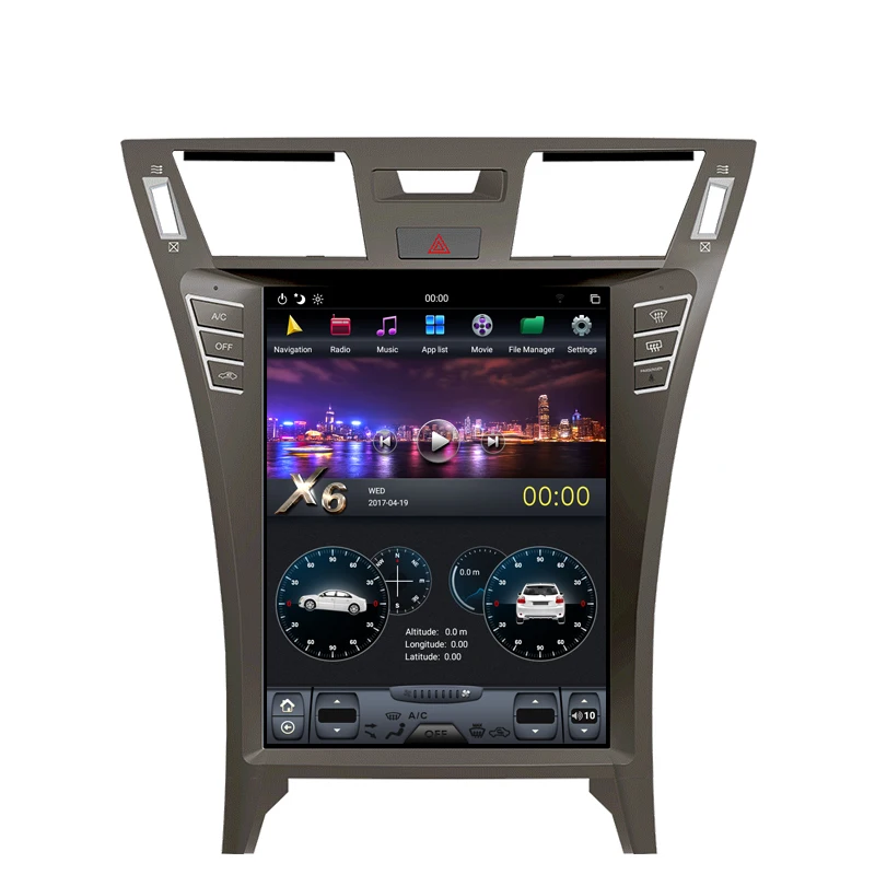 Excellent NAVITOPIA 12.1inch 4G+64GB Tesla Style Vertical Screen Android 8.1 Car DVD GPS Navigation for Lexus LS460 9