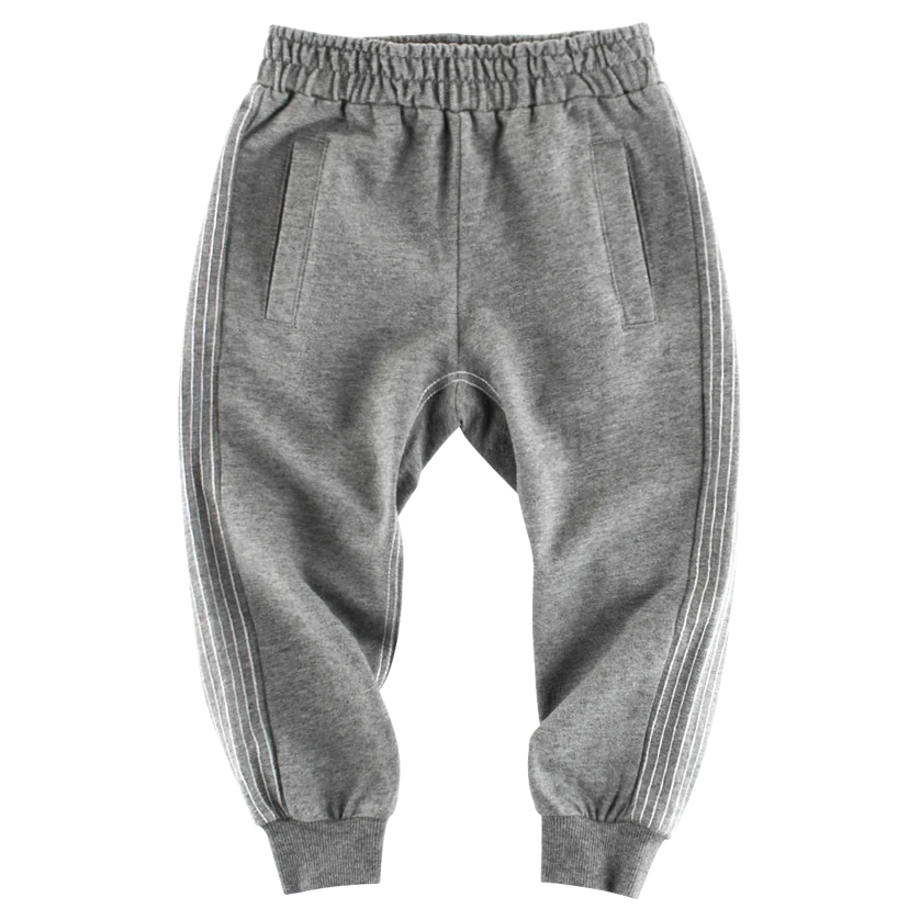 Новые Теплые бархатные штаны для мальчиков и девочек от 2 до 9 лет, повседневные спортивные штаны детские штаны для бега