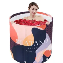 Складная Ванна в скандинавском стиле для взрослых, артефактная ванна, утолщенная домашняя ванна, складной кран для ванной, Детская ванна для взрослых