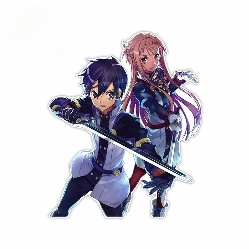 

13cm x 11cm for Kibgry Ffinx on Sword Art Online Personality Funny Car Stickers DIY Hip Hop Vinyl for Car Anime Car Wrap Decals