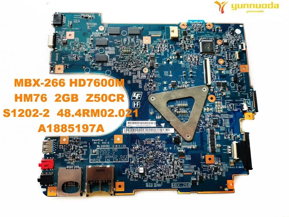 buy  Original for SONY MBX-266 laptop motherboard HD7600M HM76 2GB Z50CR S1202-2 48.4RM02.021 A1885197A 