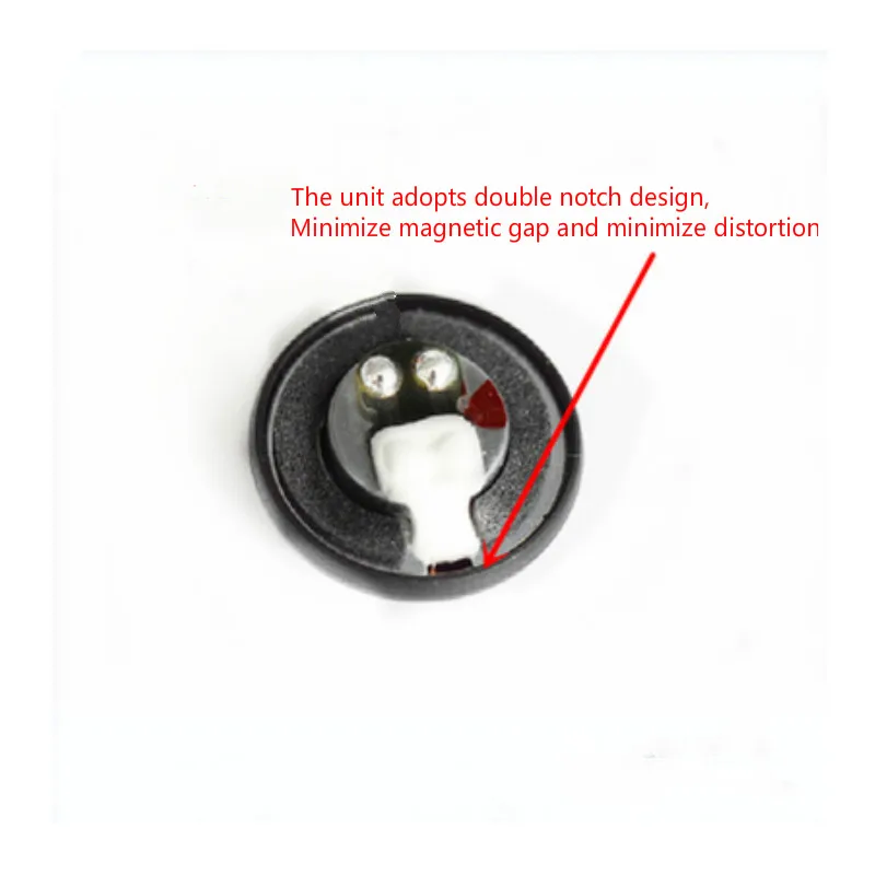 GHXAMP 14.8mm 64OHM Earphone Speaker Unit Moving Coil Full Range Earphone Speaker N55 Magnetic High Sound Quality Unit 112DB 2pc
