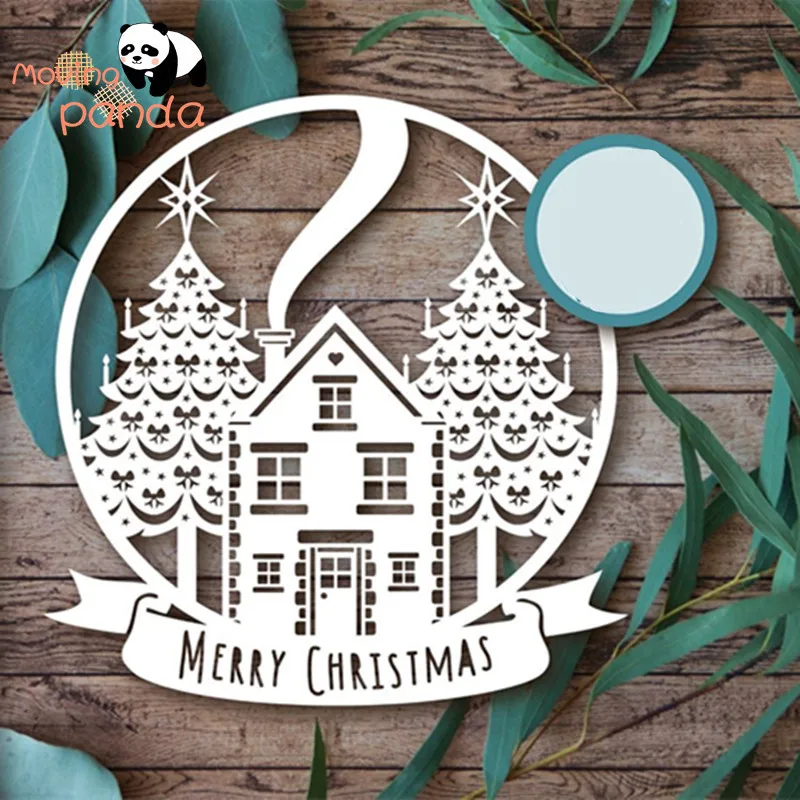 Merry Christmas Cutting Dies Metal Dies Scrapbooking Album Card Making Embossing Stencil Diecuts Decoration