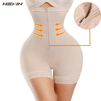 

HEXIN Shapewear Butt lifter Workout Waist Trainer Corset Tummy Control Panties Plus Size Booty Lift Pulling Underwear Body Shape