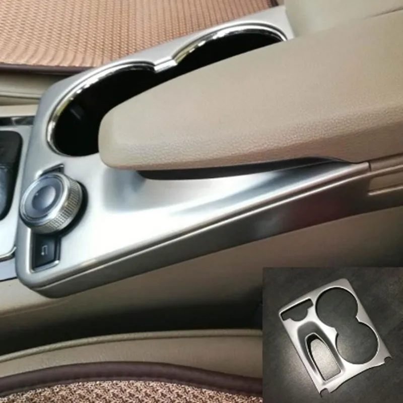 

Auto Interior Trim Armrest Box Panel Steel Sticker Center Console Cover For Mercedes Benz 2008-2015 GLK 220 250 300 350 GLK X204