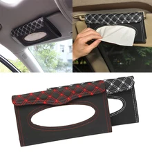 Автомобильный набор, тканевая коробка, универсальный автомобильный солнцезащитный козырек из полиуретана, висячий тип, вышитый узор, тканевый чехол для автомобиля, Стайлинг