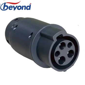

DUOSIDA SAE J1772 Adaptor Type 1 to Type 2 EV Adapter Plug for Electric Vehicles Charging Car EV Charger Connector