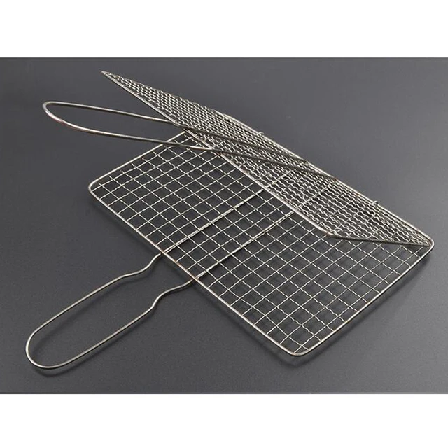 Hordozható Rozsdamentes Acélból Származó Grillező Kosár Halak, Zöldségek, Steak, Garnélarák, Karajok És Sok Más Ételhez - Image 5