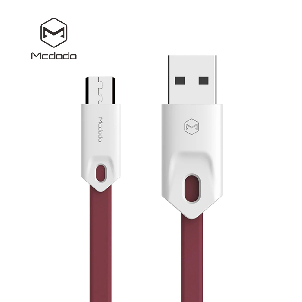 Mcdodo анти-твист микро USB кабель-лапша передачи данных синхронизации зарядный шнур 1 м
