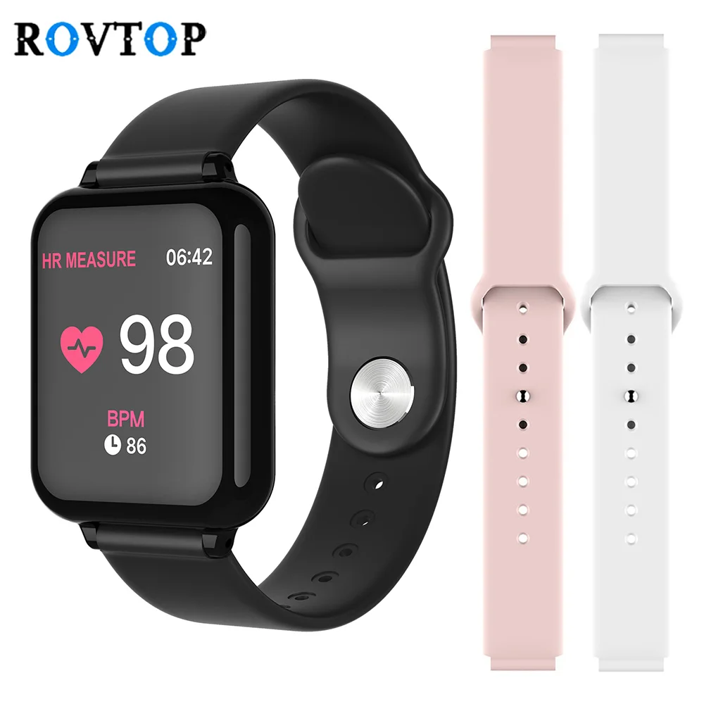 B57 Смарт-часы для женщин и мужчин водонепроницаемые спортивные Смарт-часы монитор сердечного ритма кровяное давление фитнес-трекер для Android iOS Z2