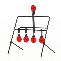 New Shooting Target 4 Targets Automatic Reset Rotating Outdoor Hunting Target Set Useful Target HK36-0005